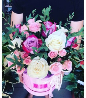 Aranjament Trandafiri si Mini Rose