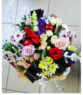 Buchet colorat de Craciun