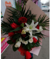 Buchet red & white