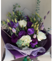 Buchet purple Eustoma