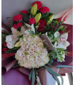 Buchet Hydrangea and Cymbidium